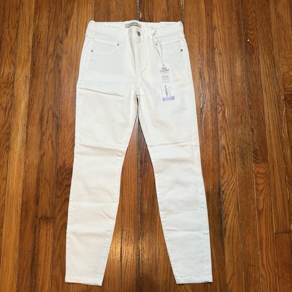 Liverpool Gia Glider Ankle Skinny Jeans in Bright White Size 4/27 - Picture 3 of 11